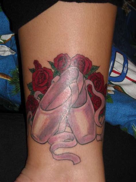 ballet shoes tattoo|ballet shoe tattoos designs.